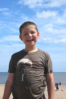 The kids just love the beach at Ingoldmells. Copyright &copy; Maria Vincent 2008