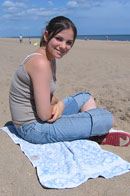 Sunbathing at Chapel St. Leonards &copy; Marie Claret Marketing