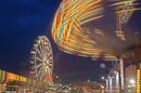 The Funfair at night adds to the wonderful Skegness Illuminations. Copyright &copy; Chris Parker Photography 2008.