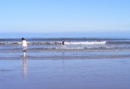 The beautiful sandy beach at Skegness. Copyright &copy; Maria Vincent 2009.
