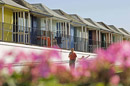 Beach huts offer a great base for the family during the day. Copyright &copy; Chris Parker Photography 2008.